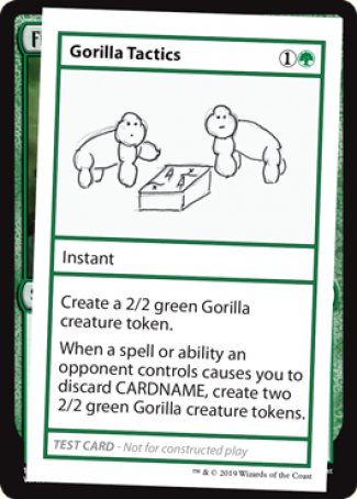 Gorilla Tactics (2021 Edition) [Mystery Booster Playtest Cards] | Shuffle n Cut Hobbies & Games