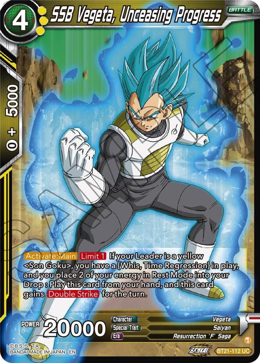 SSB Vegeta, Unceasing Progress (BT21-112) [Wild Resurgence] | Shuffle n Cut Hobbies & Games