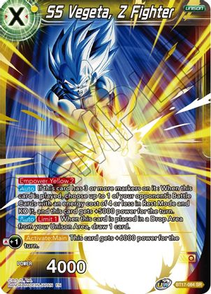 SS Vegeta, Z Fighter (BT17-084) [Ultimate Squad] | Shuffle n Cut Hobbies & Games