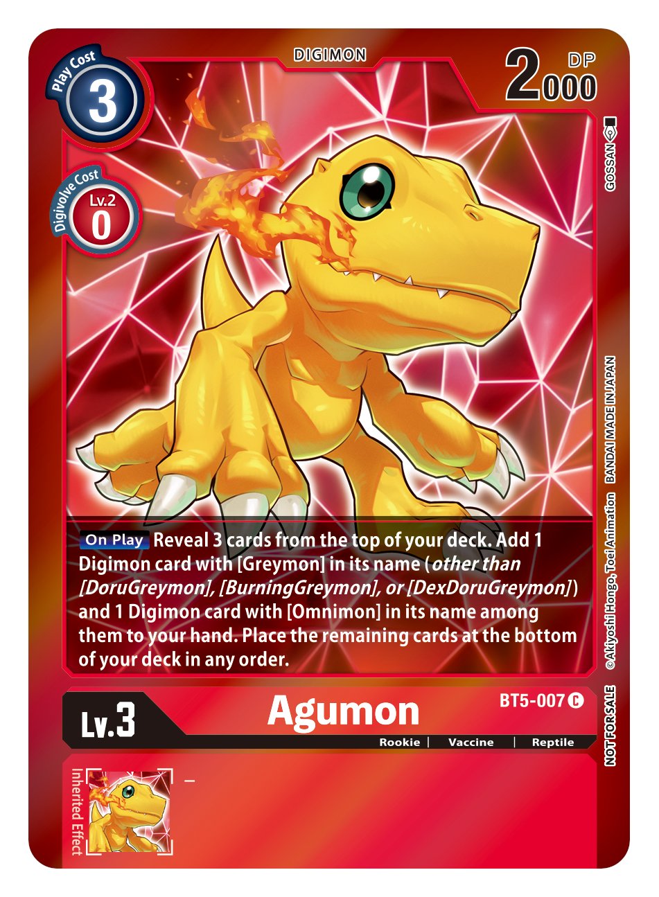 Agumon [BT5-007] (Event Pack 2) [Battle of Omni] | Shuffle n Cut Hobbies & Games