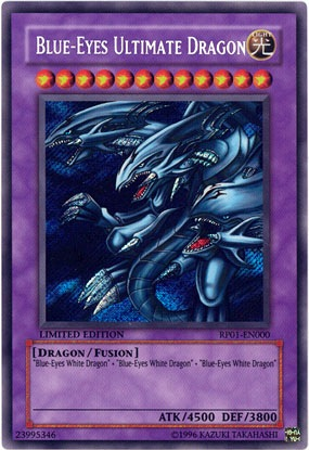 Blue-Eyes Ultimate Dragon [RP01-EN000] Secret Rare | Shuffle n Cut Hobbies & Games