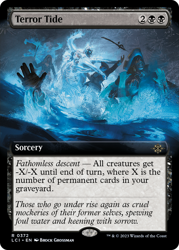 Terror Tide (Extended Art) [The Lost Caverns of Ixalan] | Shuffle n Cut Hobbies & Games