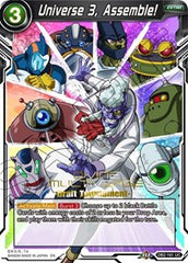 Universe 3, Assemble! (Divine Multiverse Draft Tournament) (DB2-161) [Tournament Promotion Cards] | Shuffle n Cut Hobbies & Games