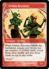 Goblin Recruiter (Future Sight) [Mystery Booster 2] | Shuffle n Cut Hobbies & Games