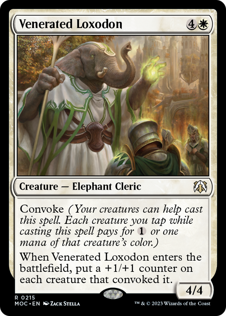 Venerated Loxodon [March of the Machine Commander] | Shuffle n Cut Hobbies & Games