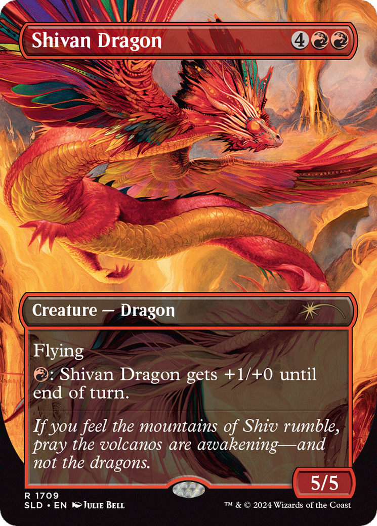 Shivan Dragon [Secret Lair Drop Series] | Shuffle n Cut Hobbies & Games