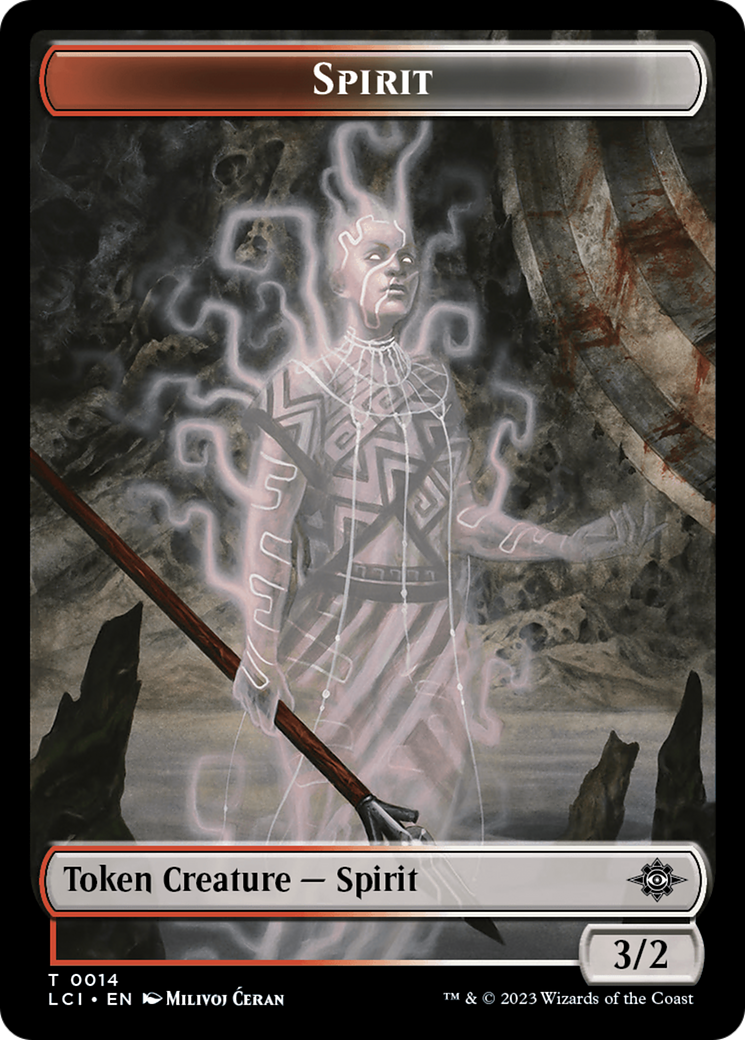 Spirit Token [The Lost Caverns of Ixalan Tokens] | Shuffle n Cut Hobbies & Games