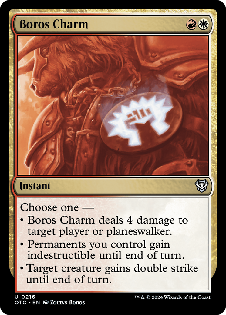 Boros Charm [Outlaws of Thunder Junction Commander] | Shuffle n Cut Hobbies & Games