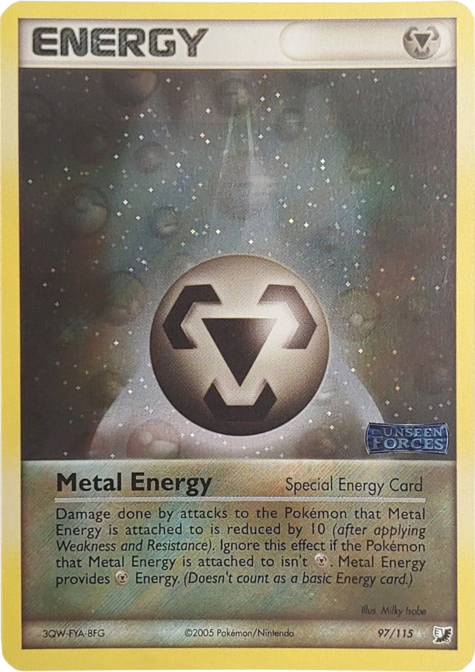 Metal Energy (97/115) (Stamped) [EX: Unseen Forces] | Shuffle n Cut Hobbies & Games