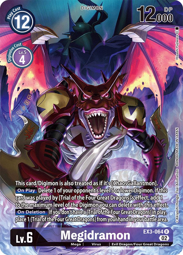 Megidramon [EX3-064] (Alternate Art) [Draconic Roar] | Shuffle n Cut Hobbies & Games