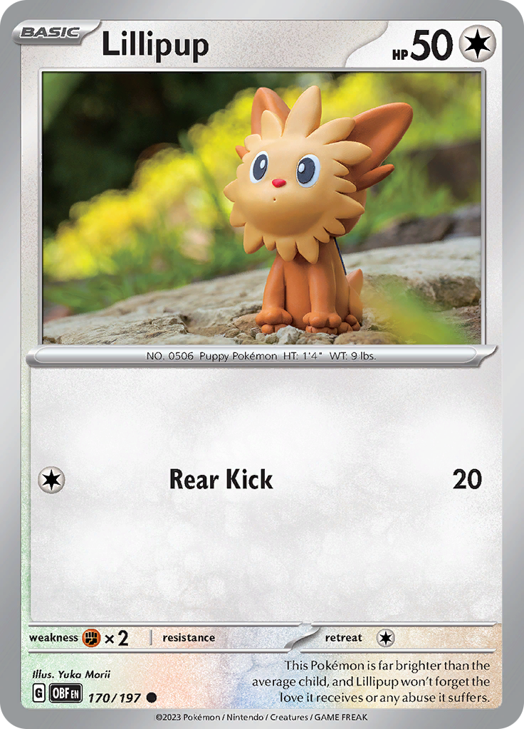 Lillipup (170/197) [Scarlet & Violet: Obsidian Flames] | Shuffle n Cut Hobbies & Games