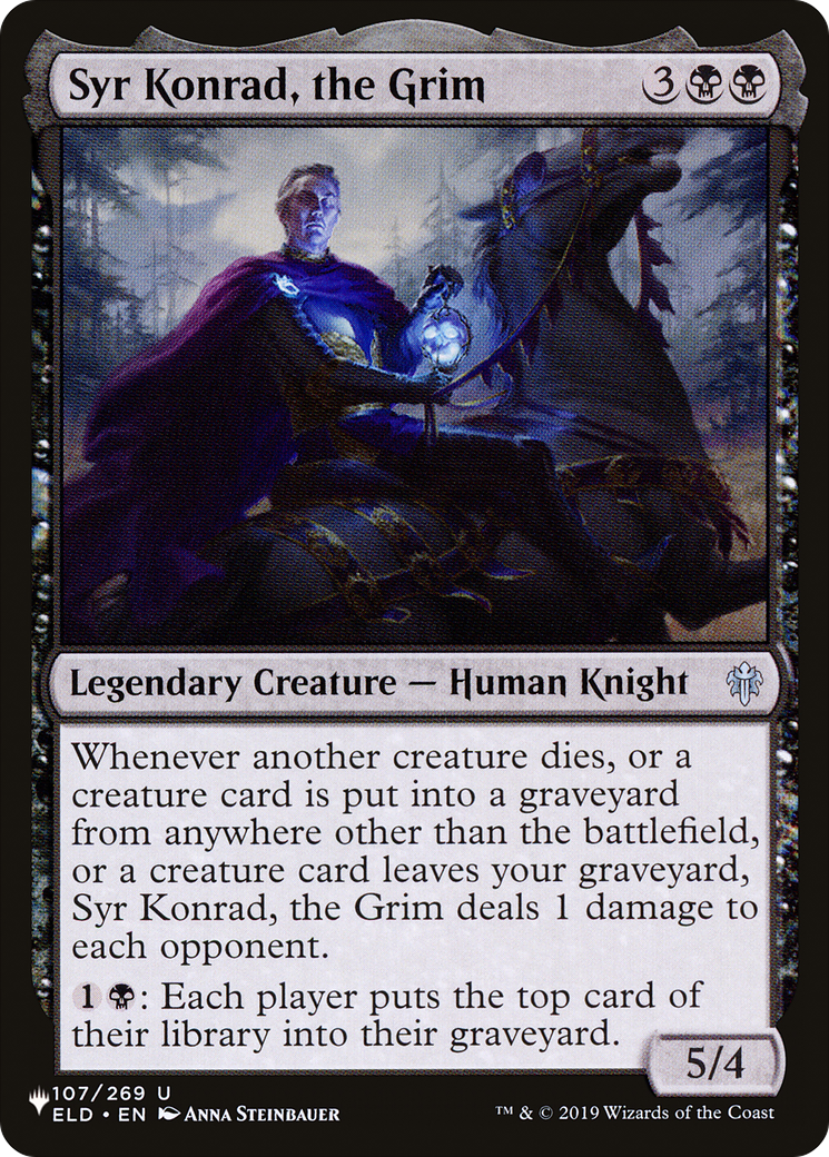 Syr Konrad, the Grim [The List] | Shuffle n Cut Hobbies & Games