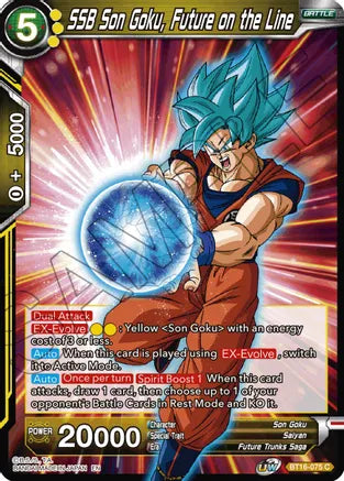 SSB Son Goku, Future on the Line (BT16-075) [Realm of the Gods] | Shuffle n Cut Hobbies & Games