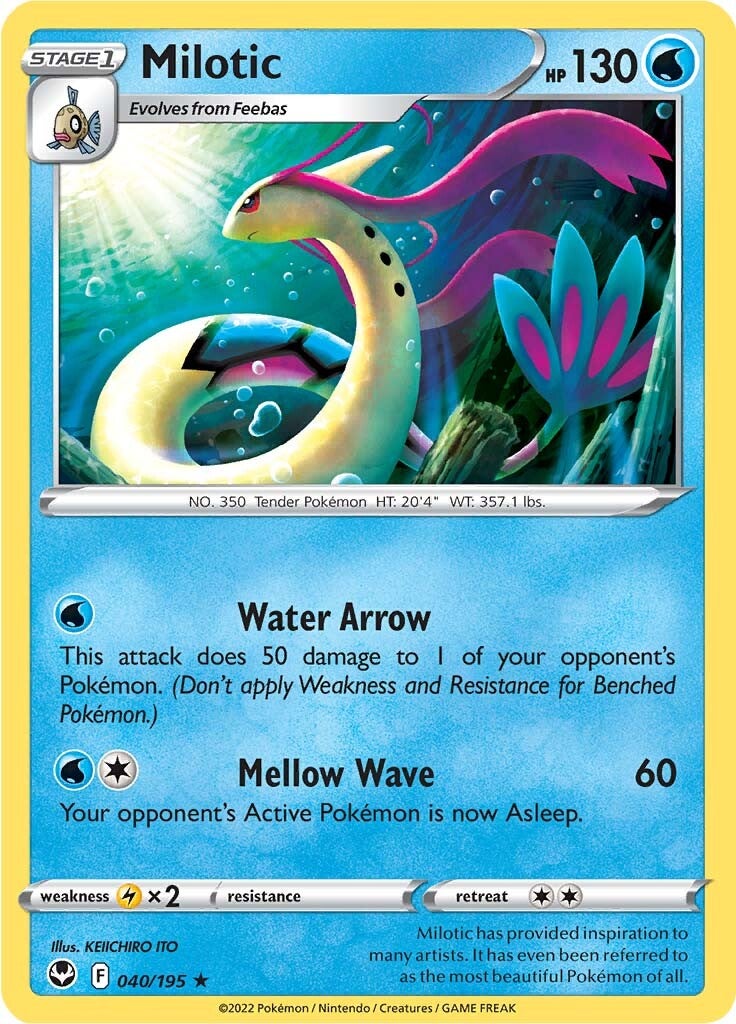 Milotic (040/195) [Sword & Shield: Silver Tempest] | Shuffle n Cut Hobbies & Games