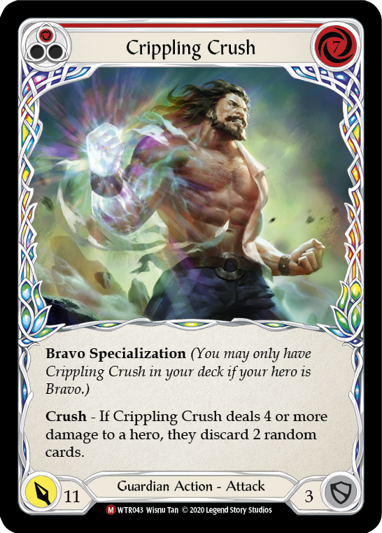 Crippling Crush [U-WTR043] (Welcome to Rathe Unlimited)  Unlimited Rainbow Foil | Shuffle n Cut Hobbies & Games