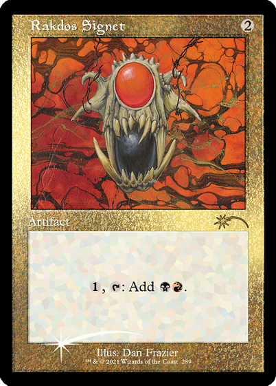 Rakdos Signet (Retro) (Foil Etched) [Secret Lair Drop Series] | Shuffle n Cut Hobbies & Games