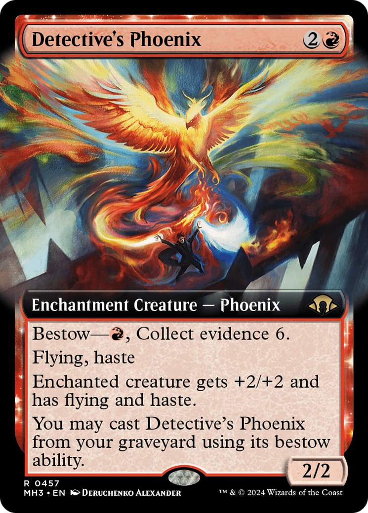 Detective's Phoenix (Extended Art) [Modern Horizons 3] | Shuffle n Cut Hobbies & Games