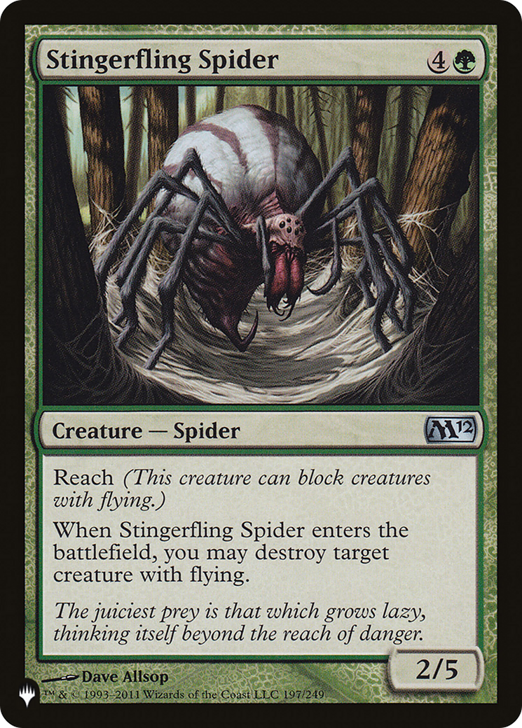 Stingerfling Spider [The List] | Shuffle n Cut Hobbies & Games