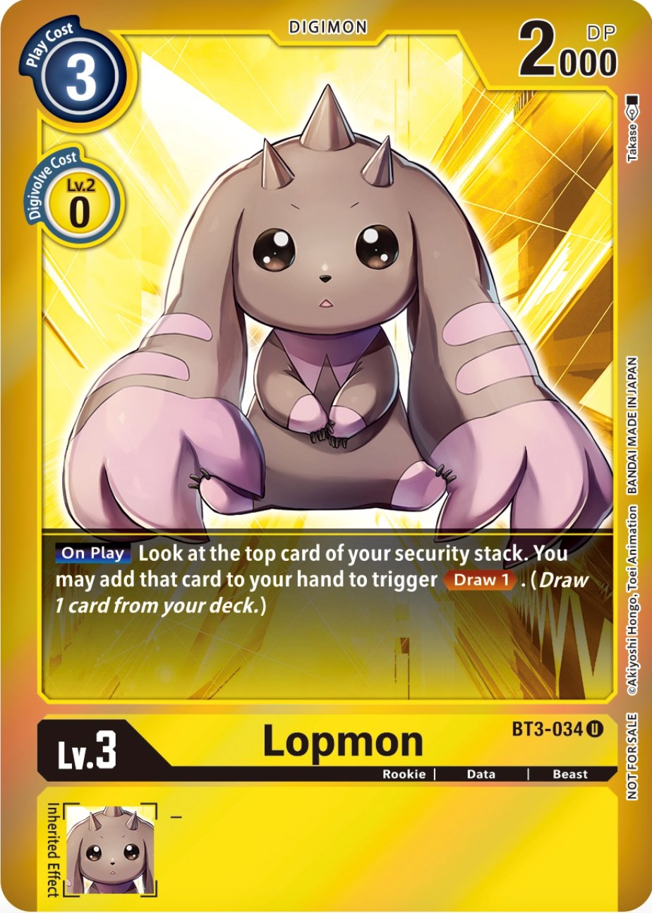 Lopmon [BT3-034] (Event Pack 4) [Release Special Booster Promos] | Shuffle n Cut Hobbies & Games