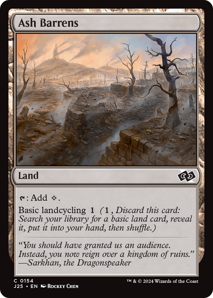 Ash Barrens [Foundations Jumpstart] | Shuffle n Cut Hobbies & Games