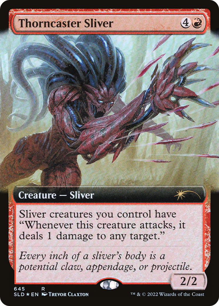 Thorncaster Sliver (Extended Art) [Secret Lair Drop Series] | Shuffle n Cut Hobbies & Games