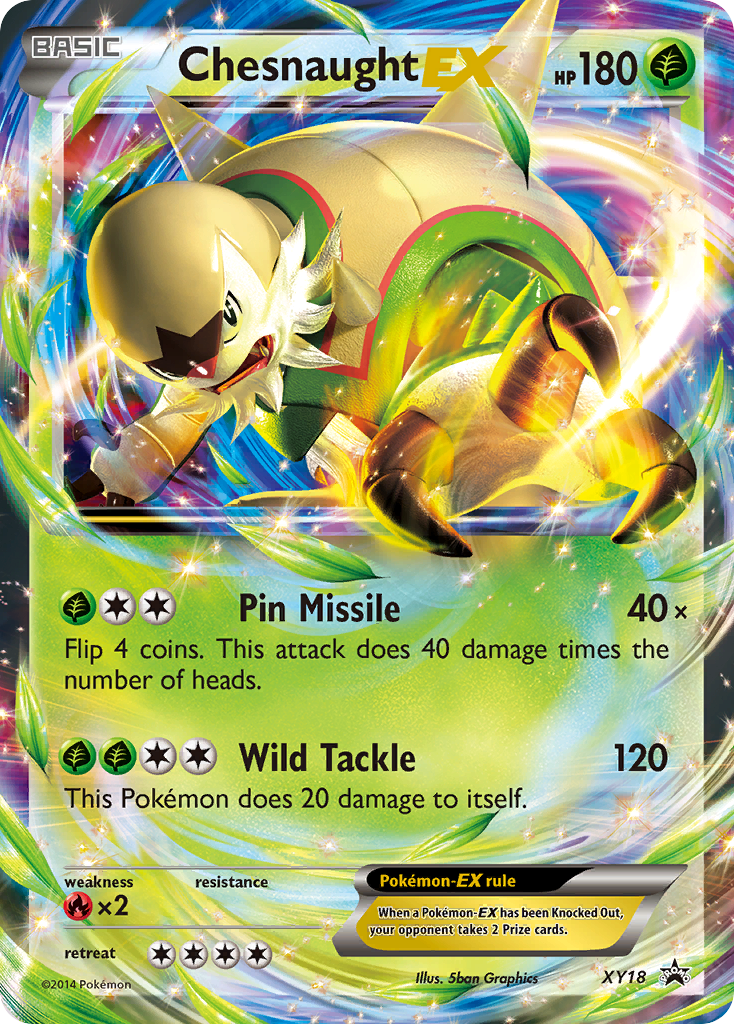 Chesnaught EX (XY18) [XY: Black Star Promos] | Shuffle n Cut Hobbies & Games