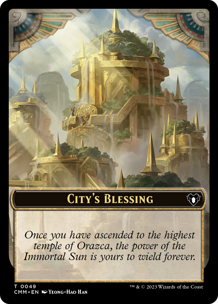 City's Blessing // Ogre Double-Sided Token [Commander Masters Tokens] | Shuffle n Cut Hobbies & Games