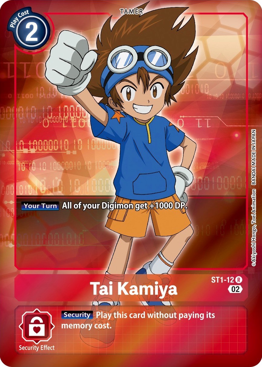 Tai Kamiya [ST1-12] (Alternate Art) [Starter Deck: Jesmon] | Shuffle n Cut Hobbies & Games