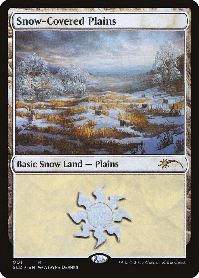 Snow-Covered Plains (001) [Secret Lair Drop Series] | Shuffle n Cut Hobbies & Games