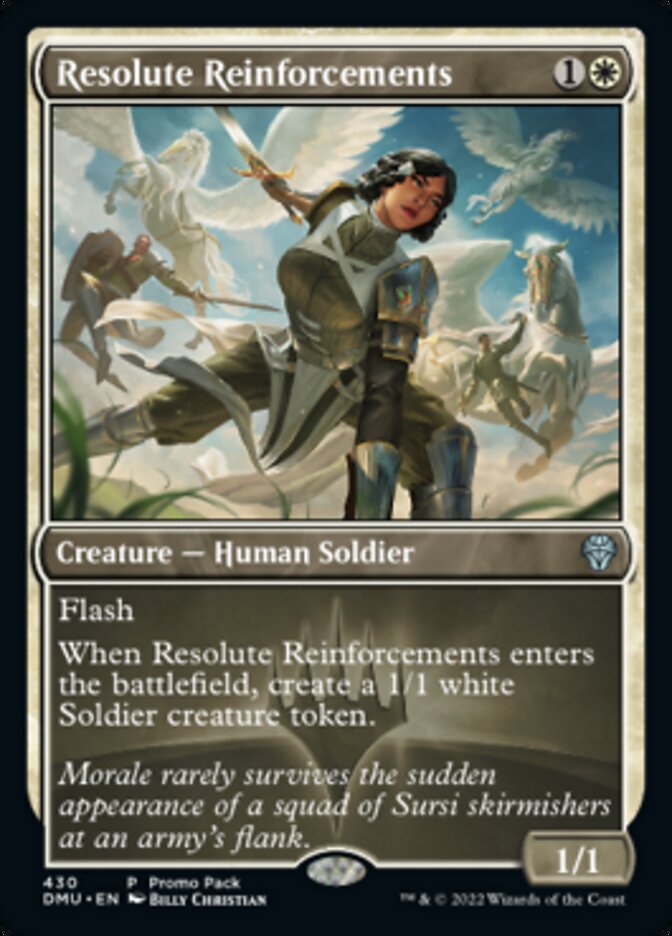 Resolute Reinforcements (Promo Pack) [Dominaria United Promos] | Shuffle n Cut Hobbies & Games