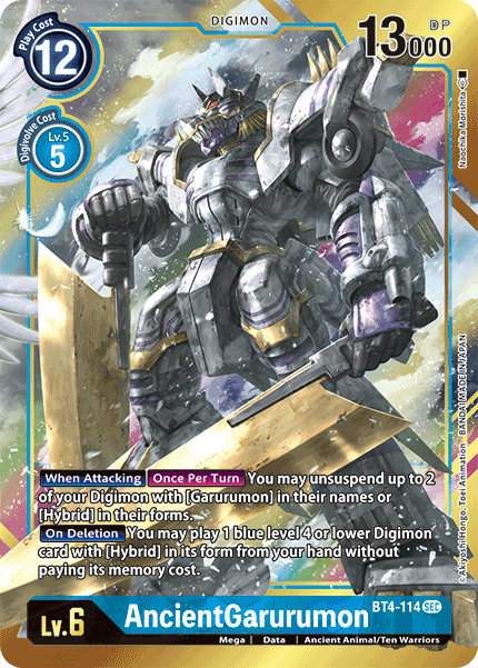 AncientGarurumon [BT4-114] (Alternate Art) [Great Legend] | Shuffle n Cut Hobbies & Games