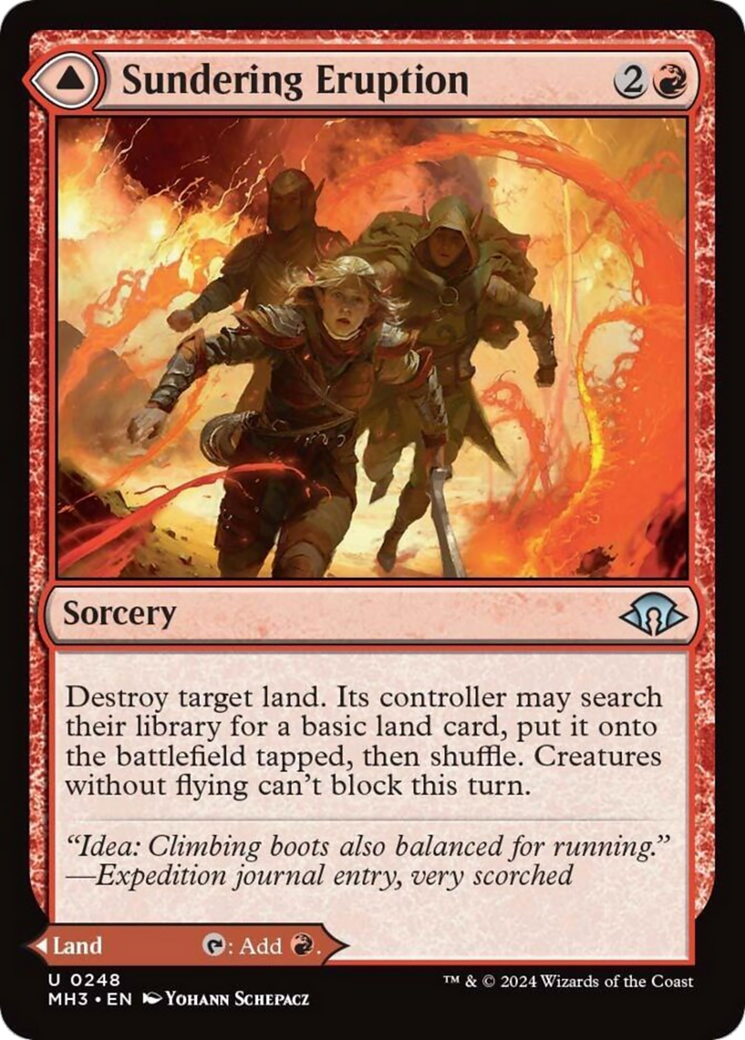 Sundering Eruption // Volcanic Fissure [Modern Horizons 3] | Shuffle n Cut Hobbies & Games