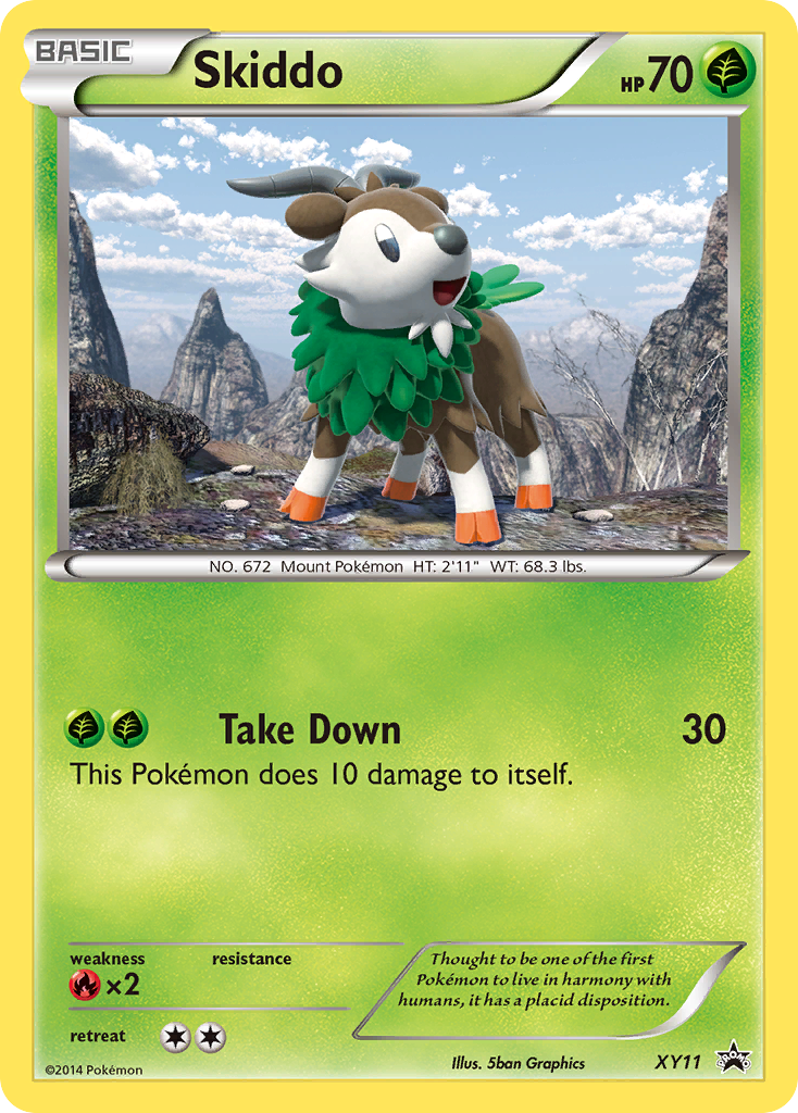 Skiddo (XY11) [XY: Black Star Promos] | Shuffle n Cut Hobbies & Games