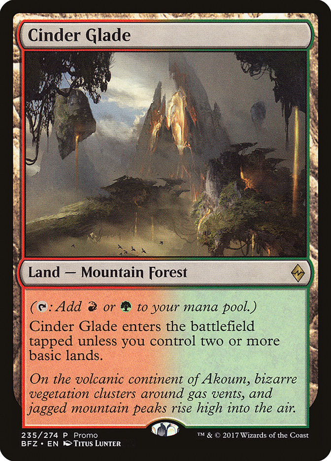 Cinder Glade (Promo) [Standard Showdown Promos] | Shuffle n Cut Hobbies & Games