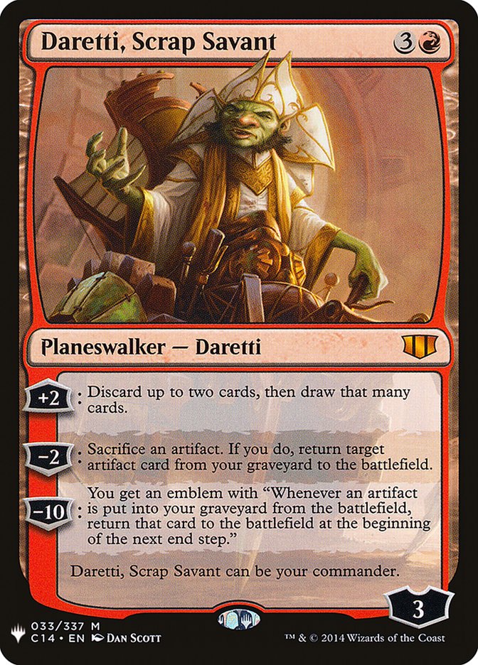 Daretti, Scrap Savant (C14) [The List] | Shuffle n Cut Hobbies & Games