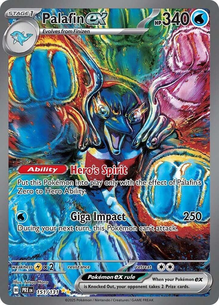 Palafin ex (151/131) [Scarlet & Violet: Prismatic Evolutions] | Shuffle n Cut Hobbies & Games