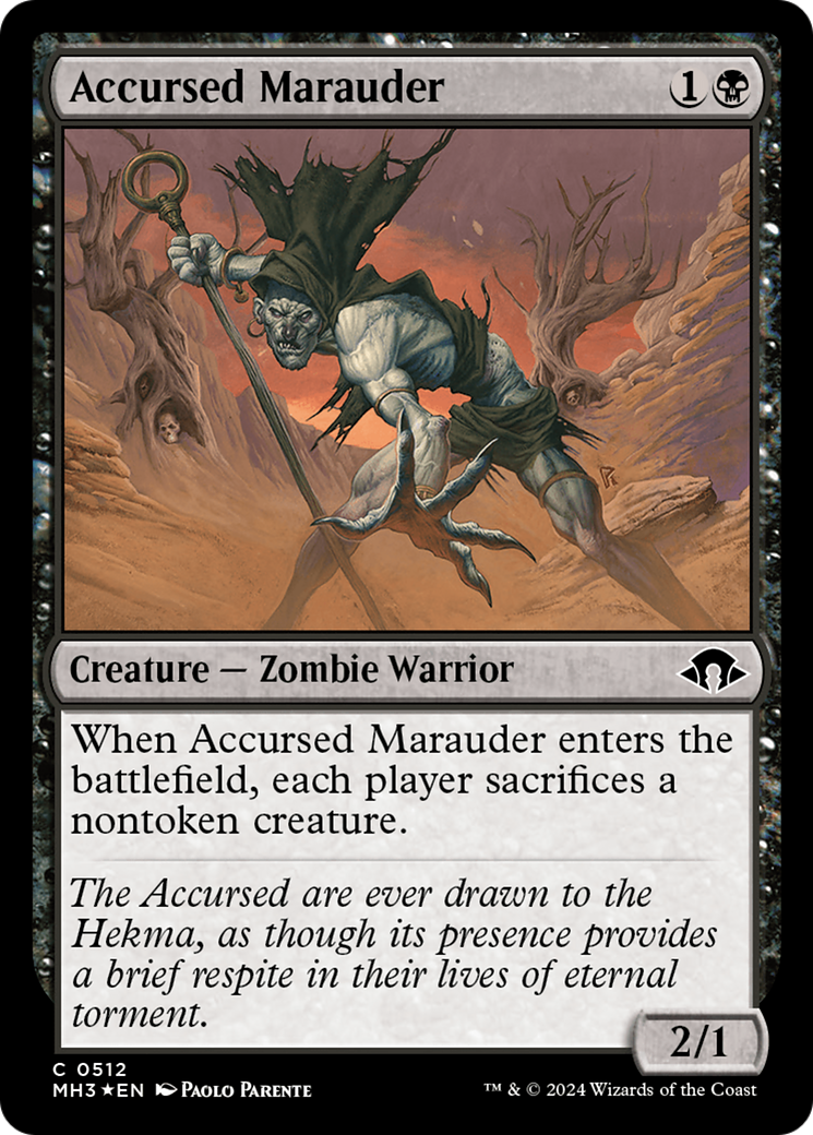 Accursed Marauder (Ripple Foil) [Modern Horizons 3] | Shuffle n Cut Hobbies & Games