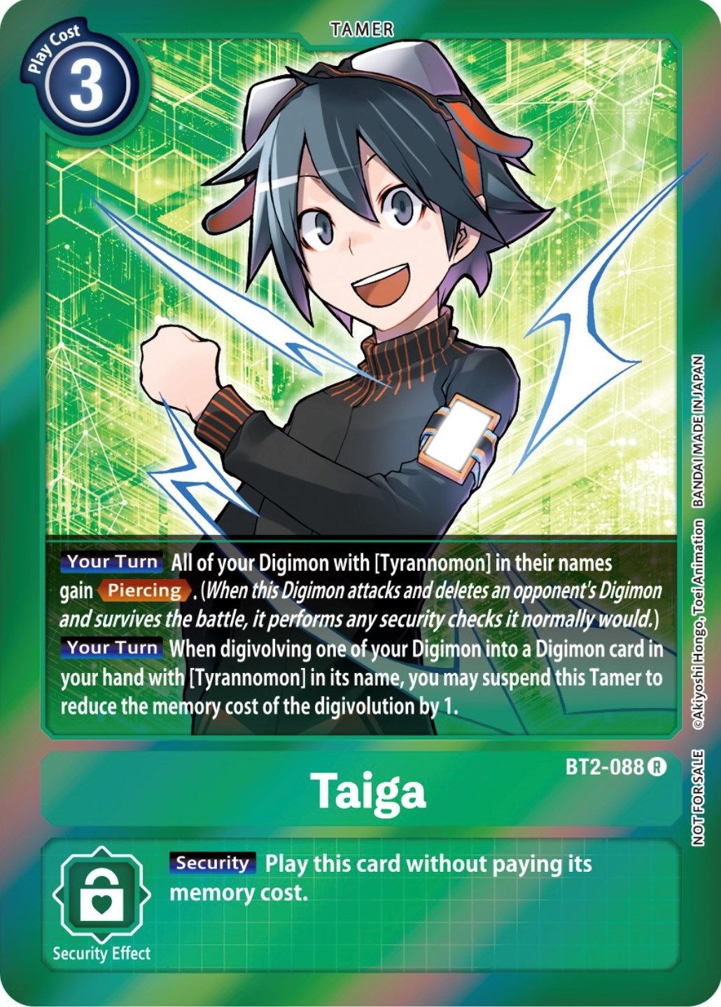 Taiga [BT2-088] (Event Pack 4) [Release Special Booster Promos] | Shuffle n Cut Hobbies & Games