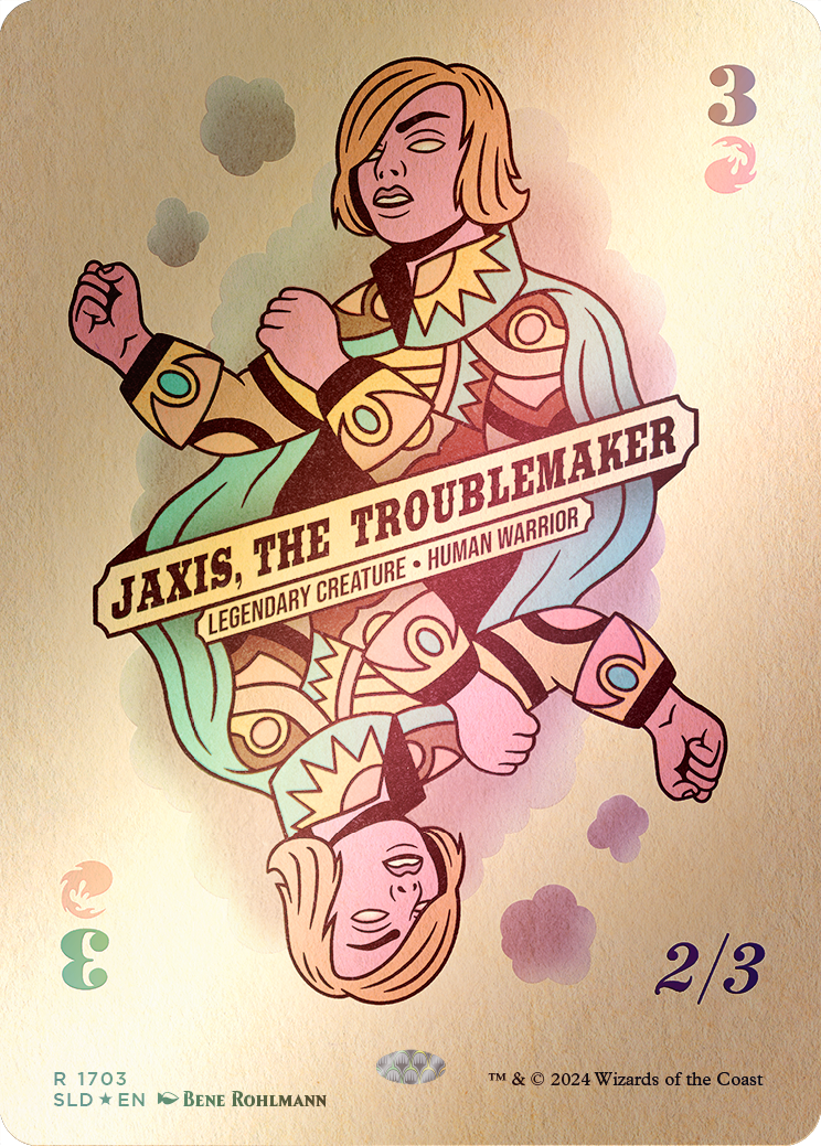 Jaxis, the Troublemaker (Rainbow Foil) [Secret Lair Drop Series] | Shuffle n Cut Hobbies & Games