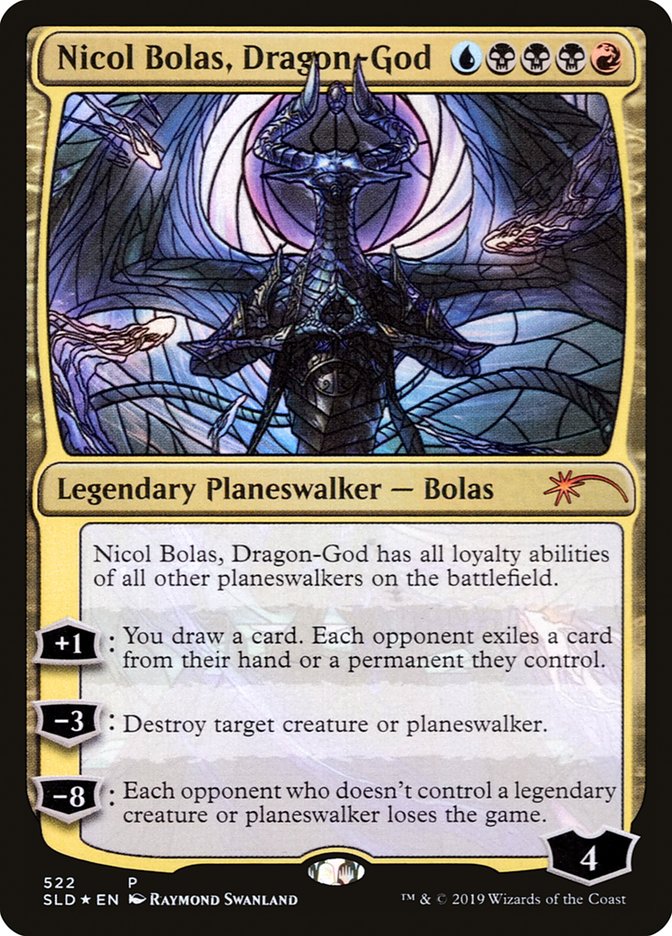 Nicol Bolas, Dragon-God (Stained Glass) [Secret Lair Drop Promos] | Shuffle n Cut Hobbies & Games