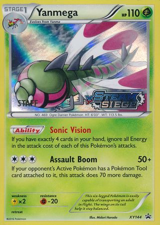 Yanmega (XY144) (Staff) [XY: Black Star Promos] | Shuffle n Cut Hobbies & Games