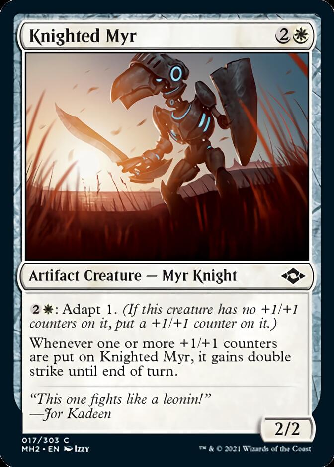 Knighted Myr [Modern Horizons 2] | Shuffle n Cut Hobbies & Games