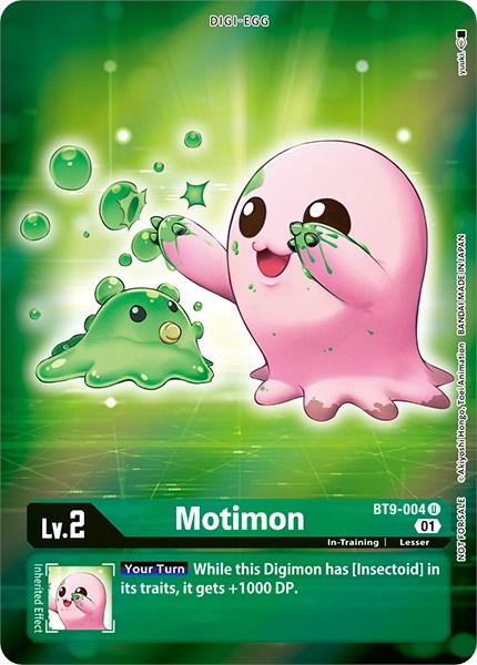 Motimon [BT9-004] (Alternative Art - Box Topper) [X Record] | Shuffle n Cut Hobbies & Games