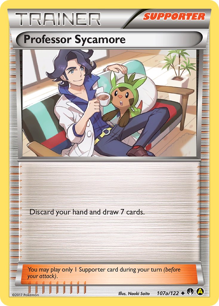 Professor Sycamore (107a/122) [Alternate Art Promos] | Shuffle n Cut Hobbies & Games