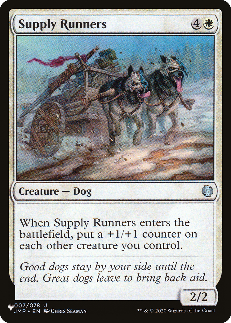 Supply Runners [The List] | Shuffle n Cut Hobbies & Games