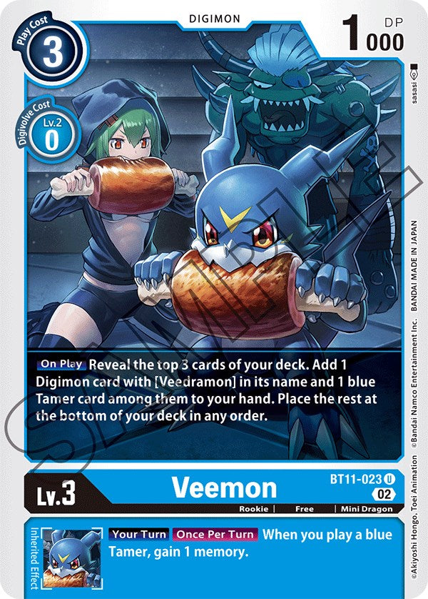 Veemon [BT11-023] [Dimensional Phase] | Shuffle n Cut Hobbies & Games