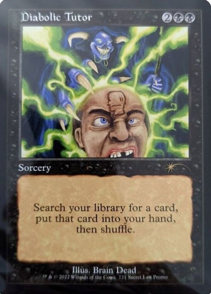 Diabolic Tutor (Retro) [Secret Lair Drop Promos] | Shuffle n Cut Hobbies & Games