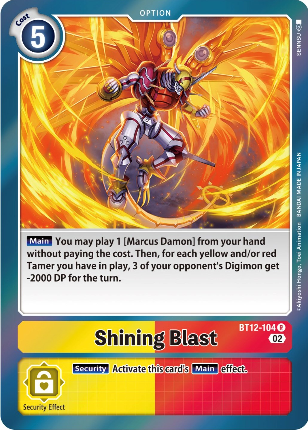 Shining Blast [BT12-104] [Across Time] | Shuffle n Cut Hobbies & Games