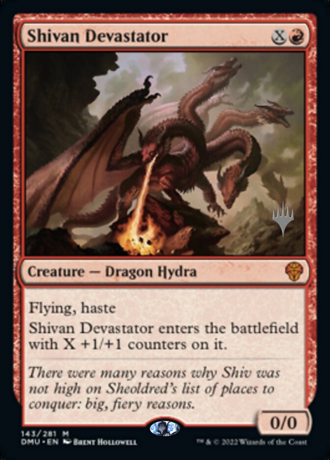 Shivan Devastator (Promo Pack) [Dominaria United Promos] | Shuffle n Cut Hobbies & Games