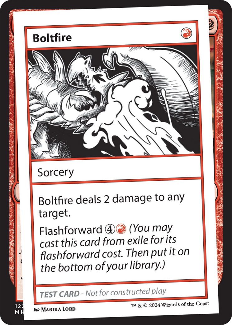 Boltfire [Mystery Booster 2 Playtest Cards] | Shuffle n Cut Hobbies & Games